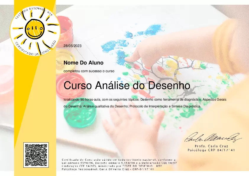 Imagem do certificado